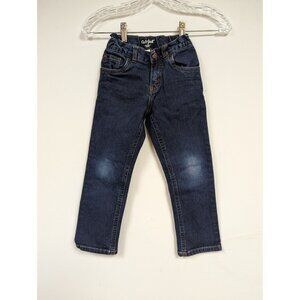 Boys Cat & Jack Straight Adjustable Waist Blue Jeans size 5T